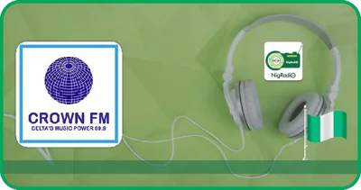 Crown FM Effurun – 89.9 FM — Nigeria live radio station logo