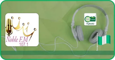Noble FM Ibadan – 107.1 FM — Nigeria live radio station logo