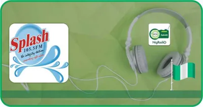 Splash FM Ibadan – 105.5 FM — Nigeria live radio station logo