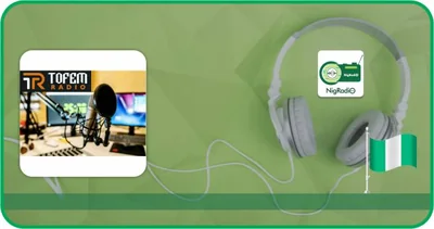 Tofem Radio — Ibadan, Oyo State, Nigeria live radio station logo